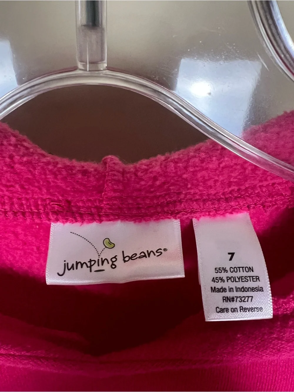 jumping beans Hot Pink Girls' Graphic Hoodie with Cat